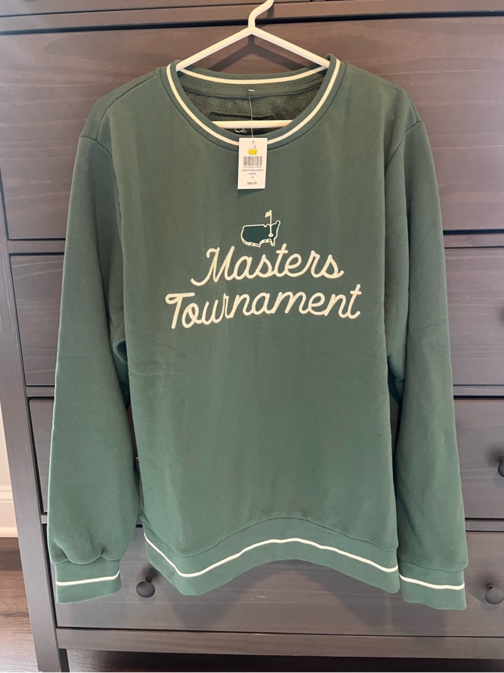 NWT 2026 Masters Tournament Green Crewneck Sweatshirt